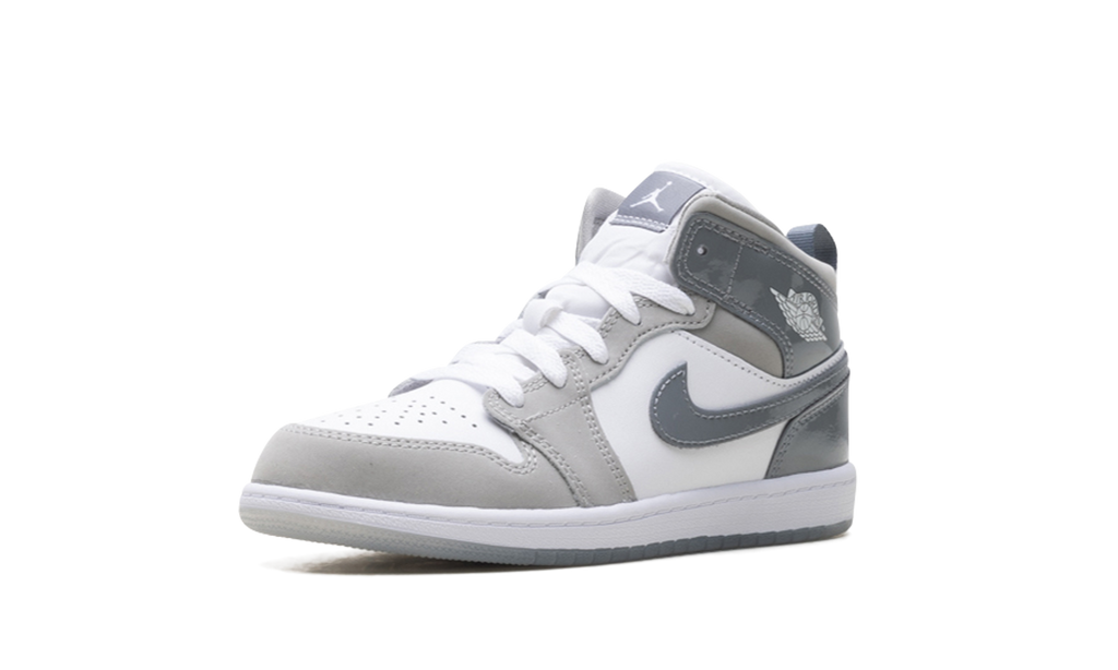 Air Jordan 1 Mid SE PS "White Medium Grey Cool Grey" HF3194 100