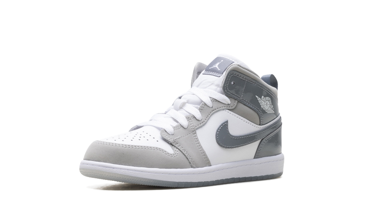 Air Jordan 1 Mid SE PS "White Medium Grey Cool Grey" HF3194 100