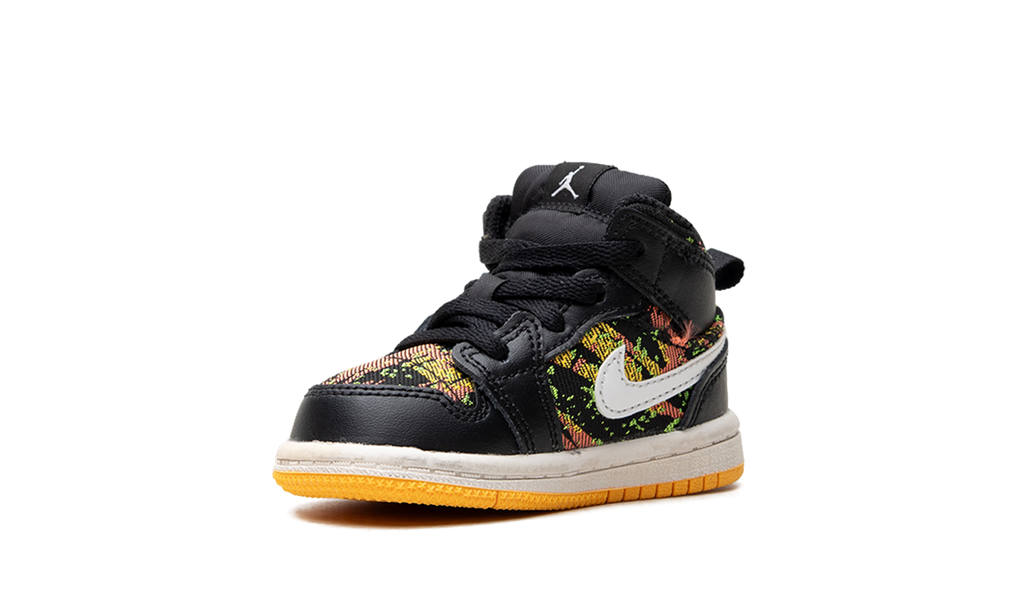 Air Jordan 1 Mid TD "Black / Laser Orange" 644507 003