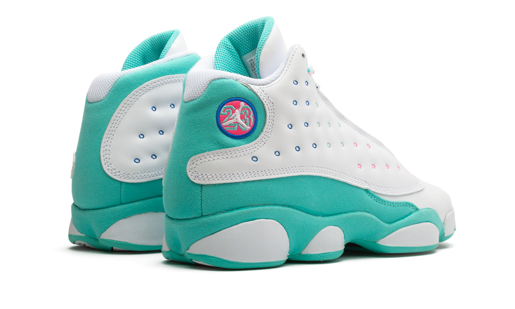 Air Jordan 13 GS "Aurora Green" 439358 100