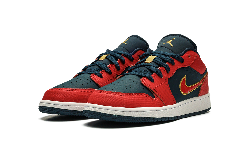 Jordan 1 Low GS "Armory Navy Sport Red" FQ7380 400