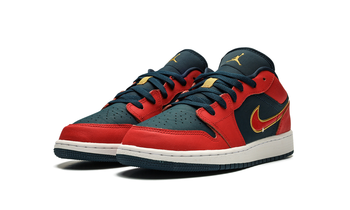 Jordan 1 Low GS "Armory Navy Sport Red" FQ7380 400