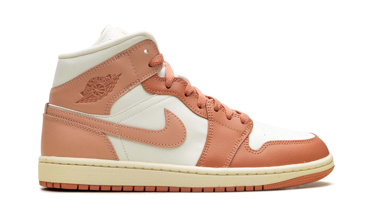 Air Jordan 1 Mid WMNS "Madder Root" BQ6472 180