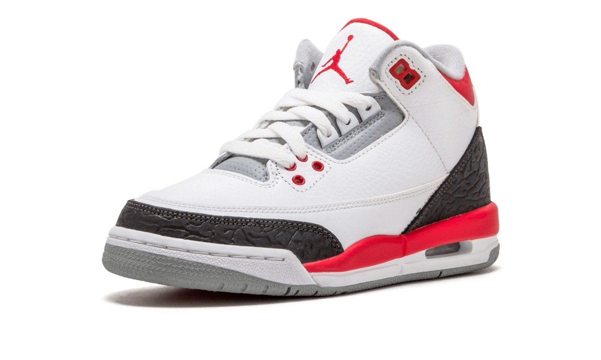 Air Jordan 3 Retro GS "Fire Red" 398614 120