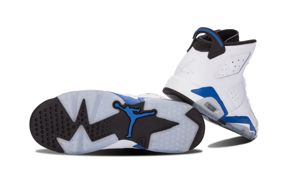 Air Jordan 6 Retro GS "Sport Blue" 384665 107