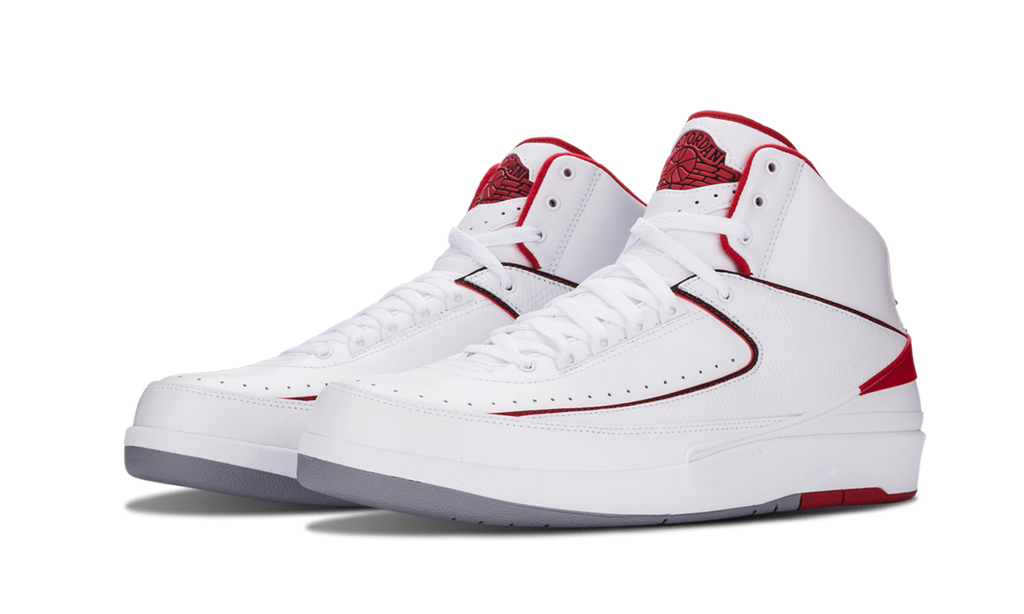 Air Jordan 2 Retro "White/Varsity Red" 385475 102