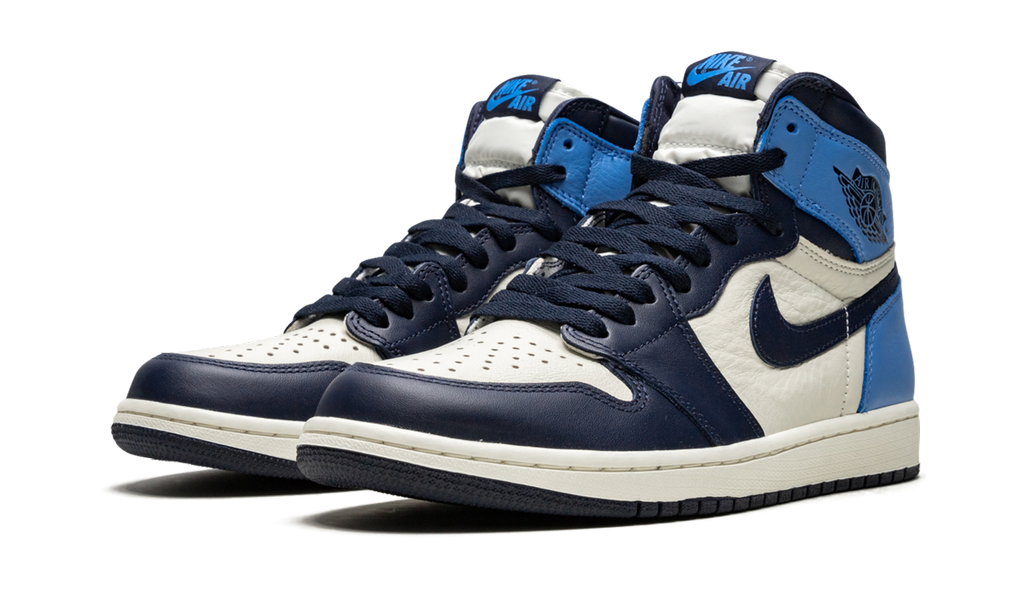 Air Jordan 1 Retro High OG "Obsidian/University Blue" 555088 140