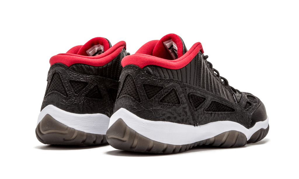 Air Jordan 11 Retro Low IE "Black Charcoal Red" 306008 001