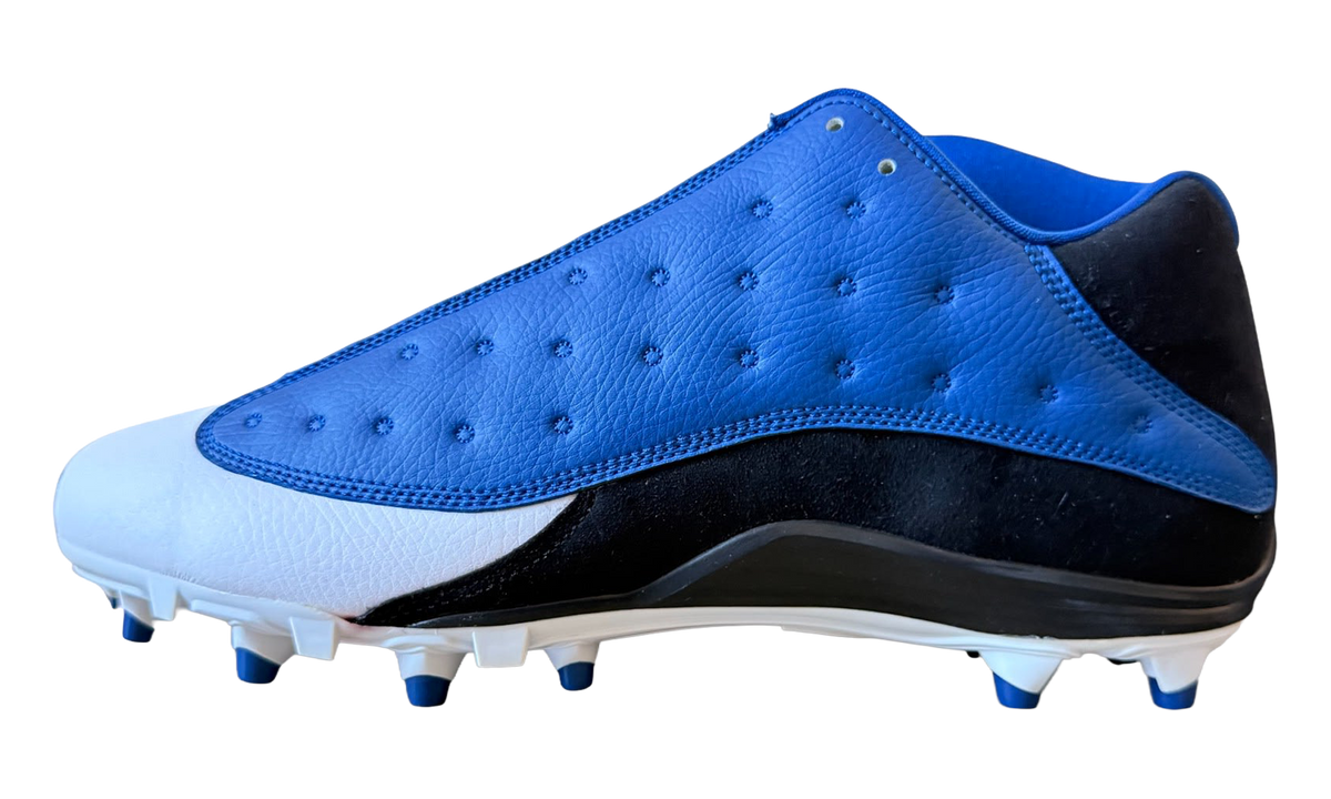Jordan 13 Low Molded Cleats "Blue / Black-White" FA17 MNJDSP 727