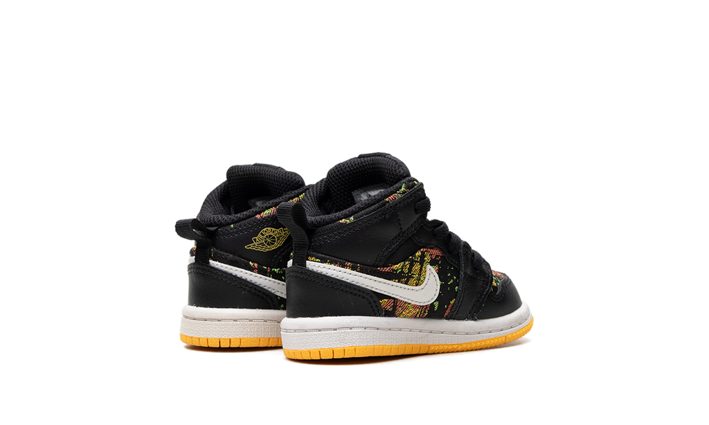 Air Jordan 1 Mid TD "Black / Laser Orange" 644507 003
