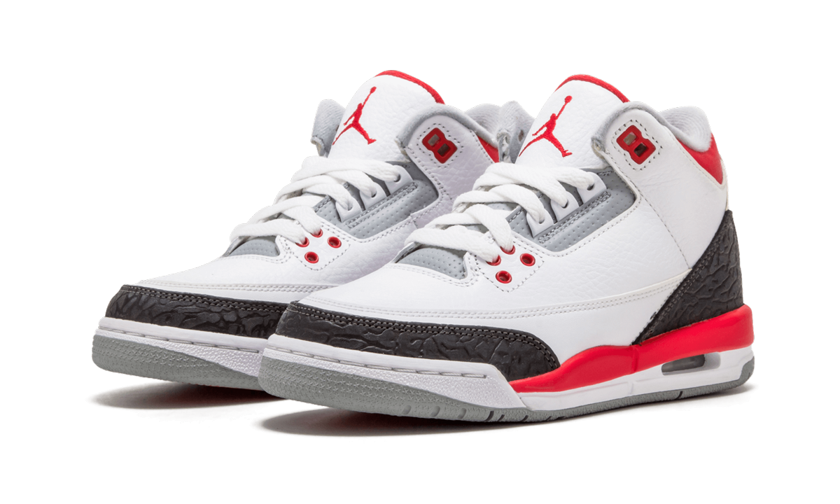 Air Jordan 3 Retro GS "Fire Red" 398614 120