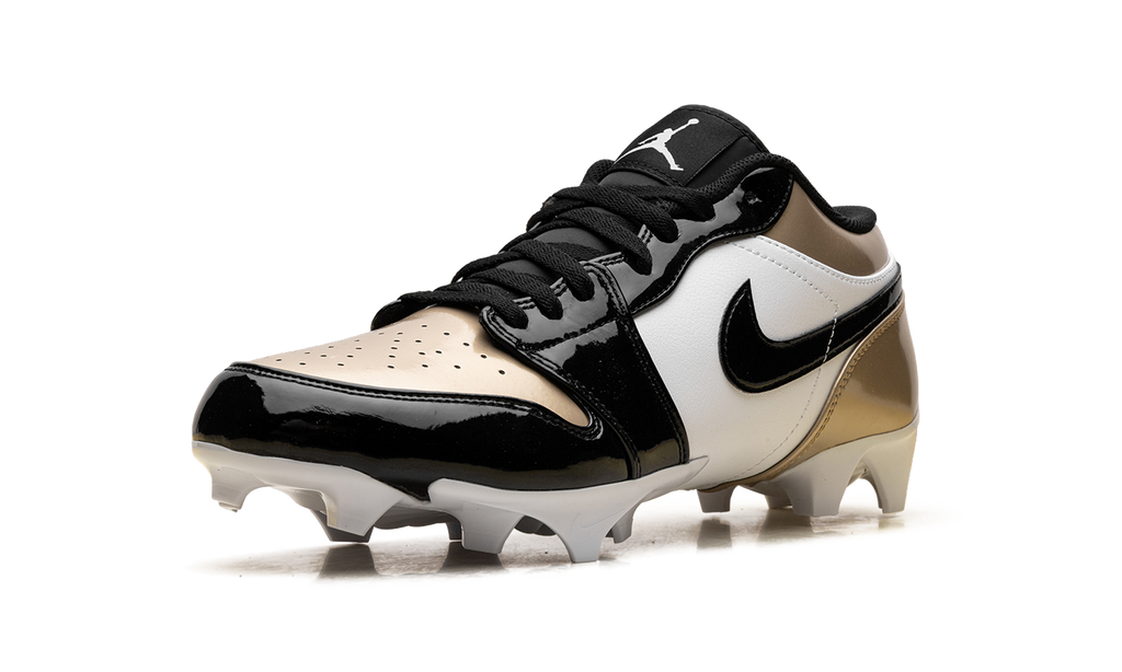 Jordan 1 Low TD Cleat "Patent Gold Toe" FJ6245 701