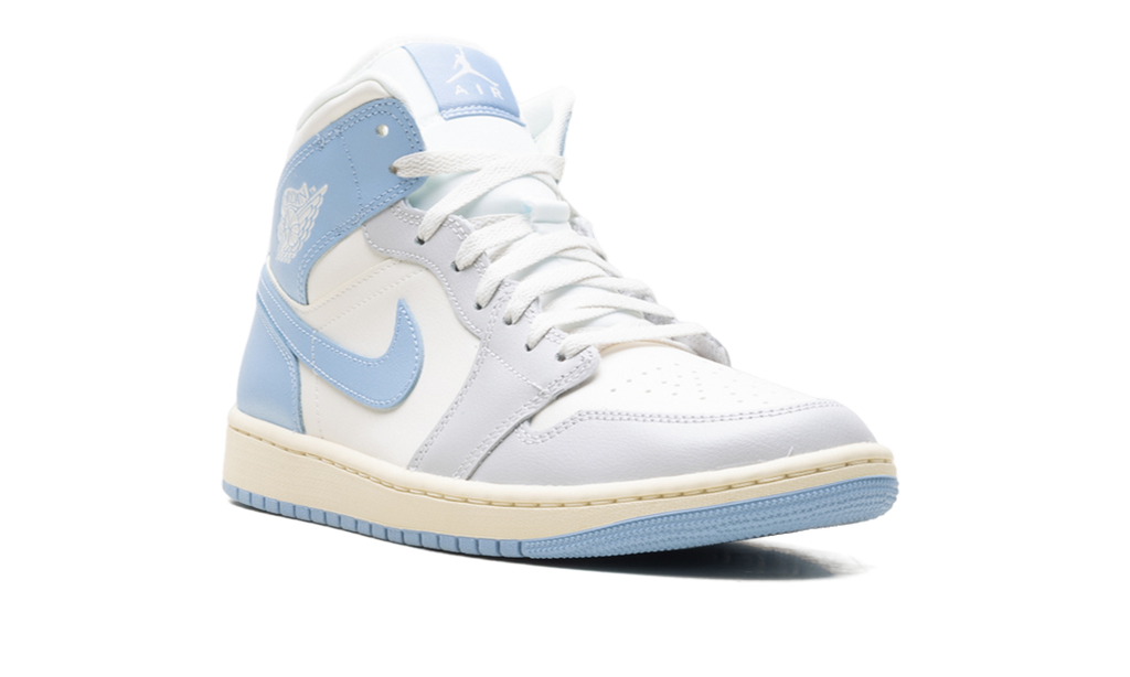 Air Jordan 1 Mid WMNS "Psychic Blue Sail Coconut Milk" BQ6472 402
