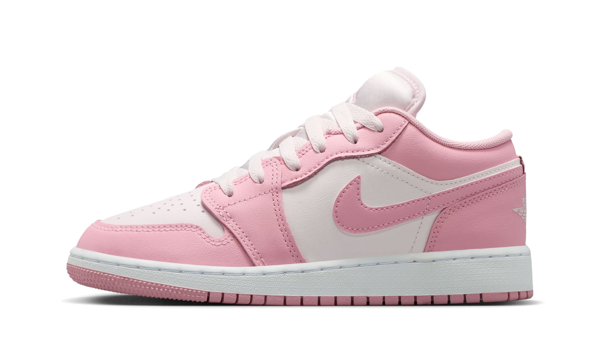 Air Jordan 1 Low GS "Medium Soft Pink White'" 553560-614