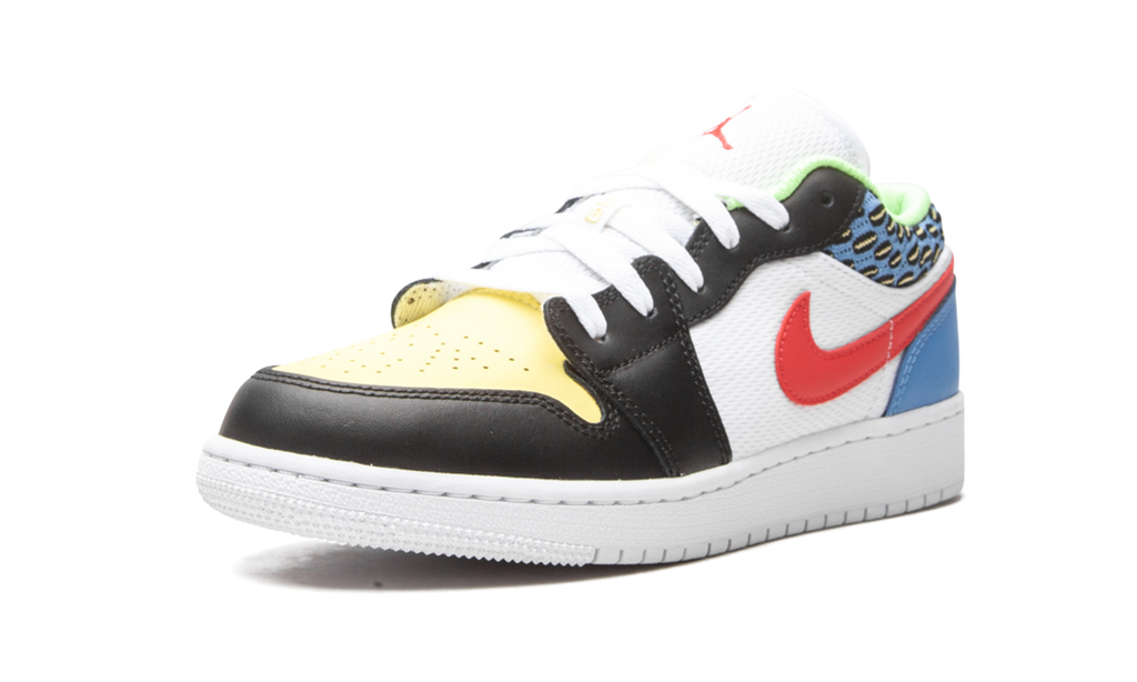 Air Jordan 1 Low GS "White Mesh / Multicolor" DH5927 006