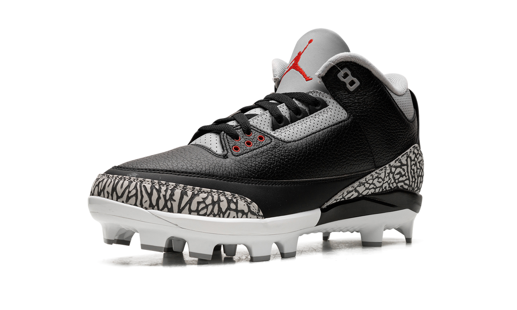 Air Jordan 3 Cleats "Black Cement" FZ8627 001