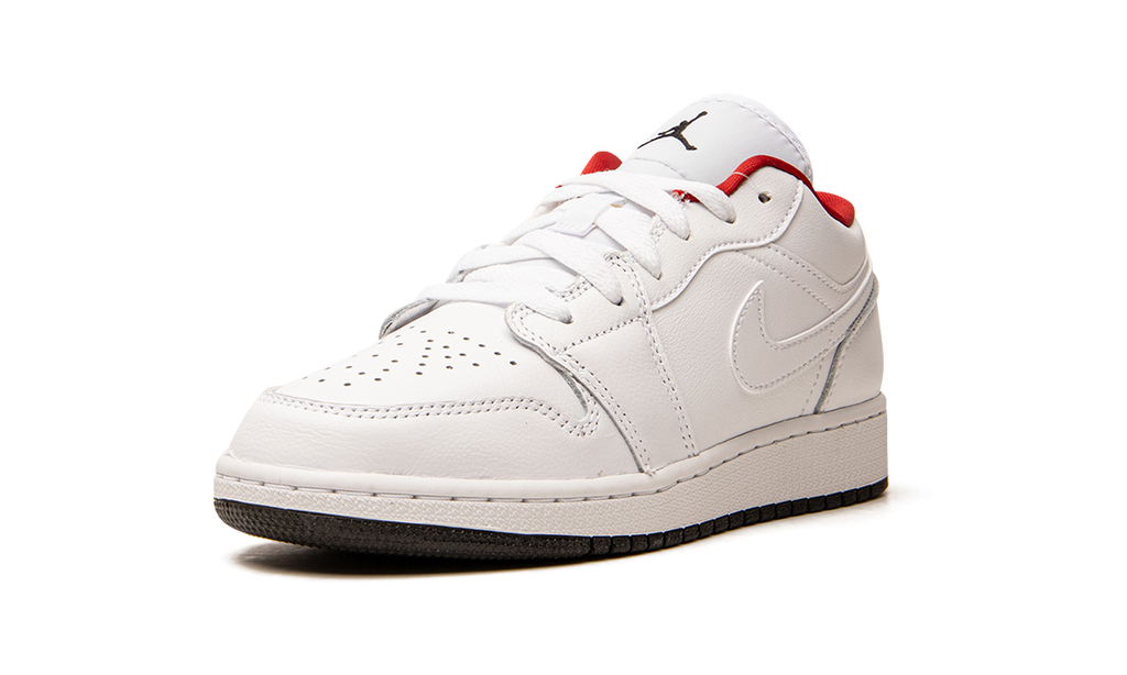 Air Jordan 1 Low GS "White / Red" 553560 164