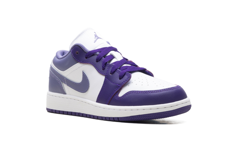 Air Jordan 1 Low GS "Purple / White" 553560 551