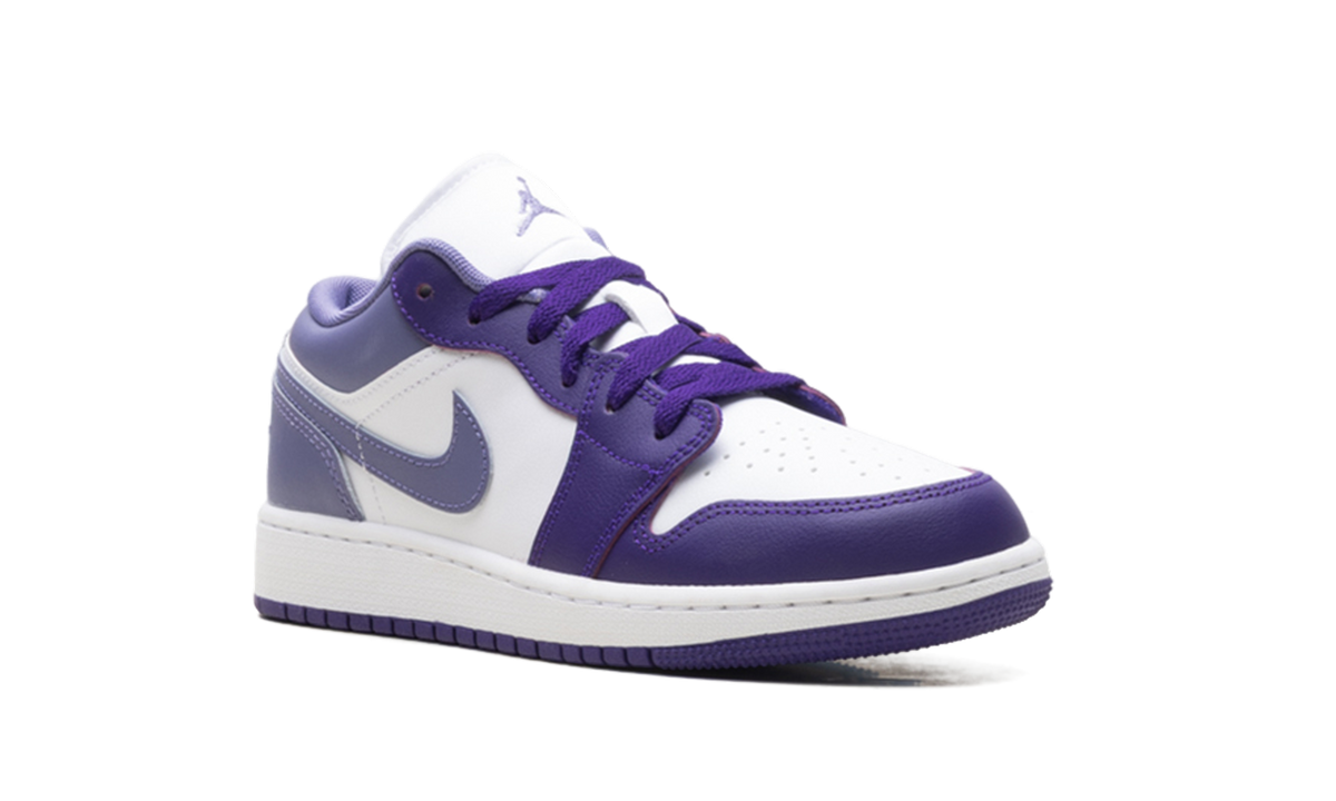 Air Jordan 1 Low GS "Purple / White" 553560 551