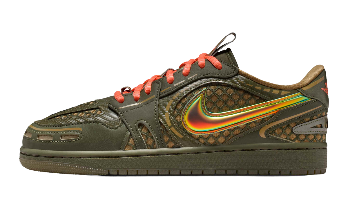 Jordan 1 Low Method of Make V3 WMNS "Brown Kelp Cargo Khaki" HQ2186-300