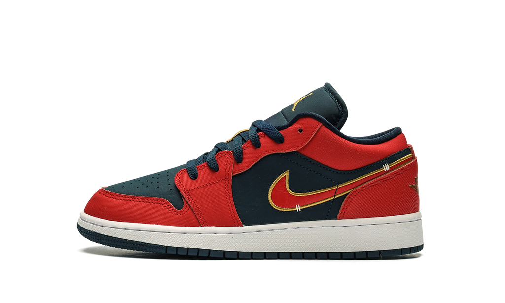 Jordan 1 Low GS "Armory Navy Sport Red" FQ7380 400