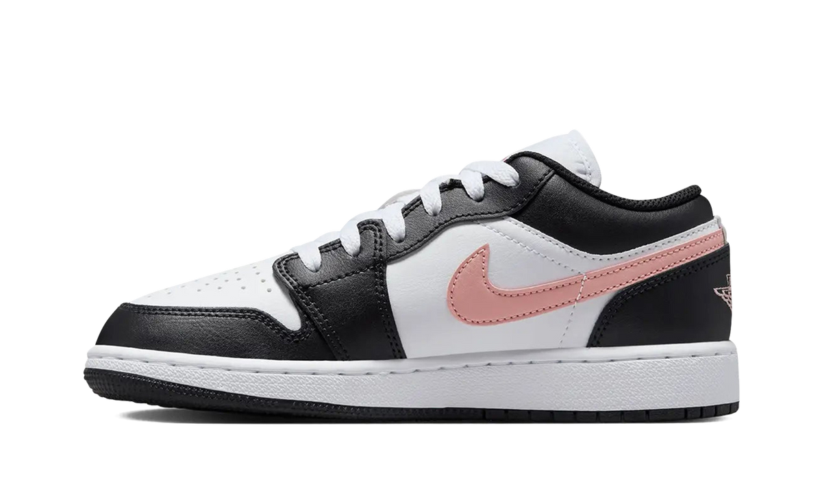 Jordan 1 Low GS "White Black Rust Pink" 553560 165