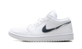 Womens Air Jordan 1 Low SE "White Metallic Silver'" IQ9381 100