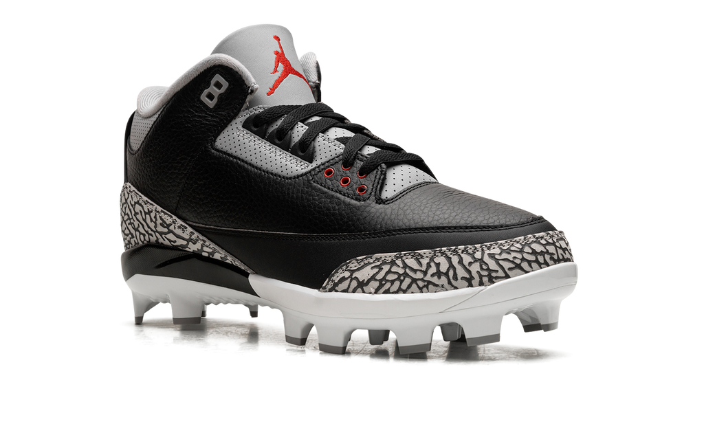 Air Jordan 3 Cleats "Black Cement" FZ8627 001