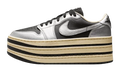 Air Jordan 1 Low Triple Stack WMNS "Metallic Silver / Black" HV8288 001