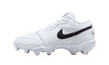 Air Jordan 1 Mid TD Cleat GS "White / Black" HF6885 100