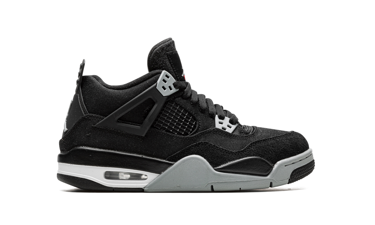 Air Jordan 4 GS "Black Canvas" DV0553 006