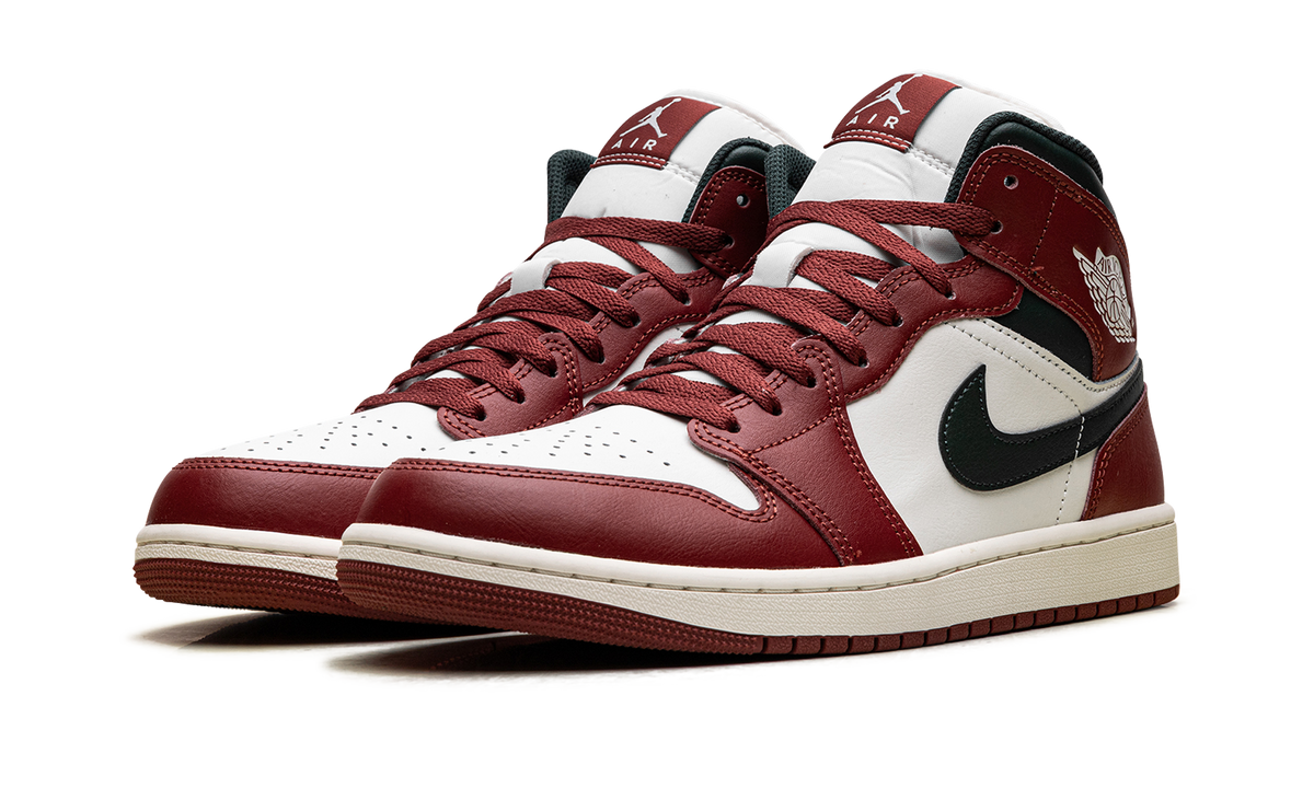 Air Jordan 1 Mid "Redstone / Midnight Green" DQ8426 105