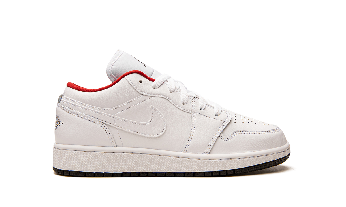 Air Jordan 1 Low GS "White / Red" 553560 164