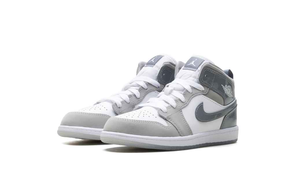 Air Jordan 1 Mid SE PS "White Medium Grey Cool Grey" HF3194 100