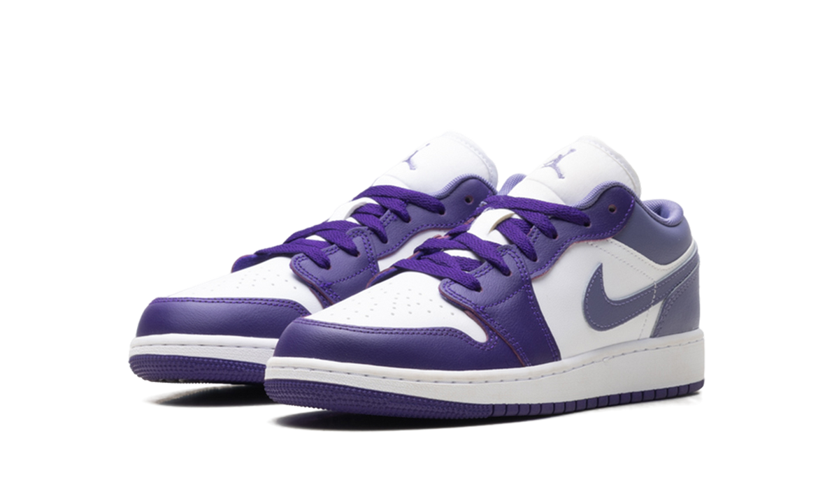 Air Jordan 1 Low GS "Purple / White" 553560 551