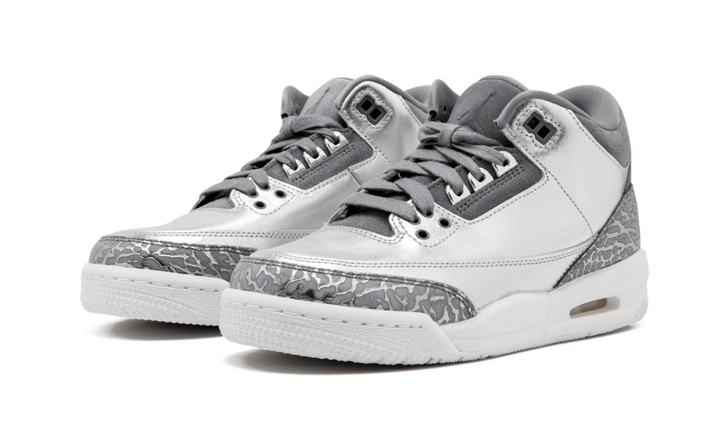 Air Jordan 3 Retro PREM HC GS "Metallic Silver" AA1243 020