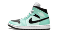AIR JORDAN 1 MID WMNS "Aqua Black" BQ6472 300