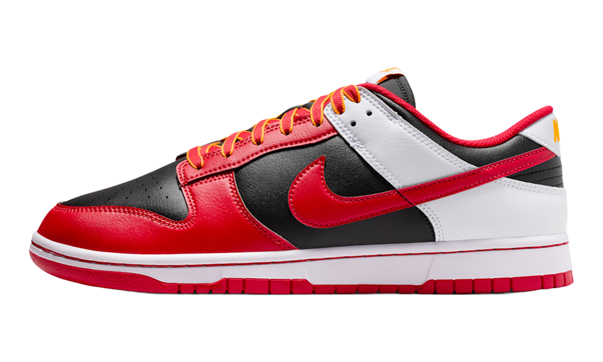 Dunk Low Retro "Black White University Red" IV2706 010