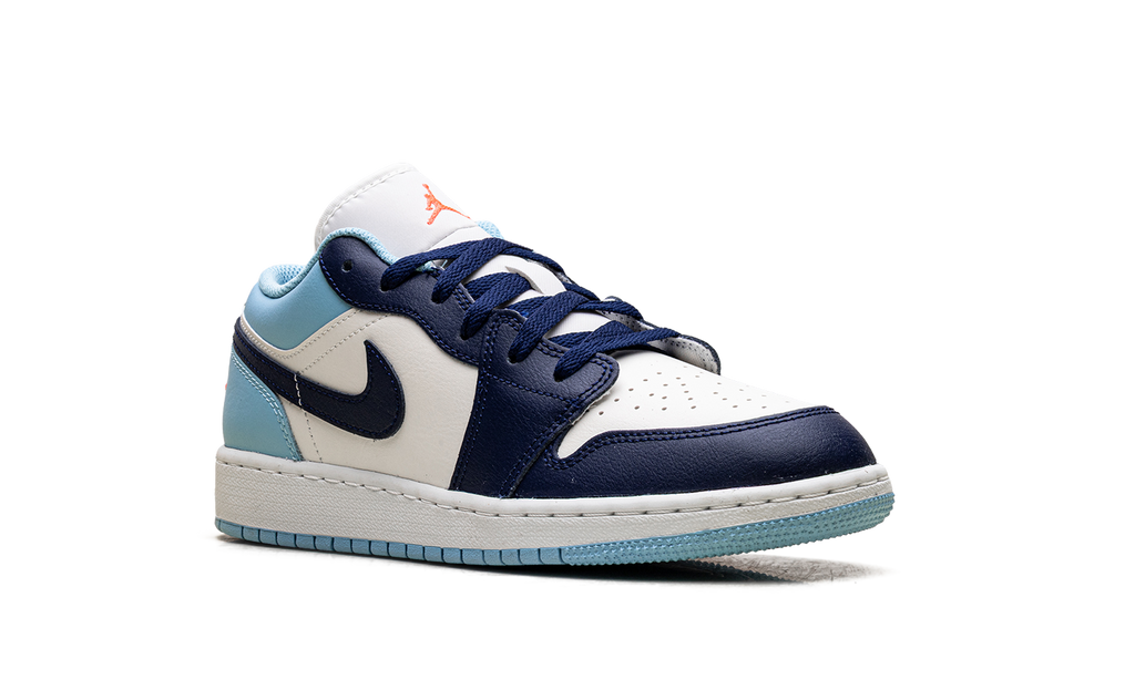 Air Jordan 1 Low GS "Sail Blue Chill" 553560 149